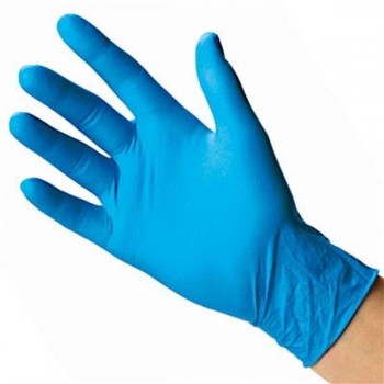 GUANTES NITRILO AZUL (SIN POLVO)