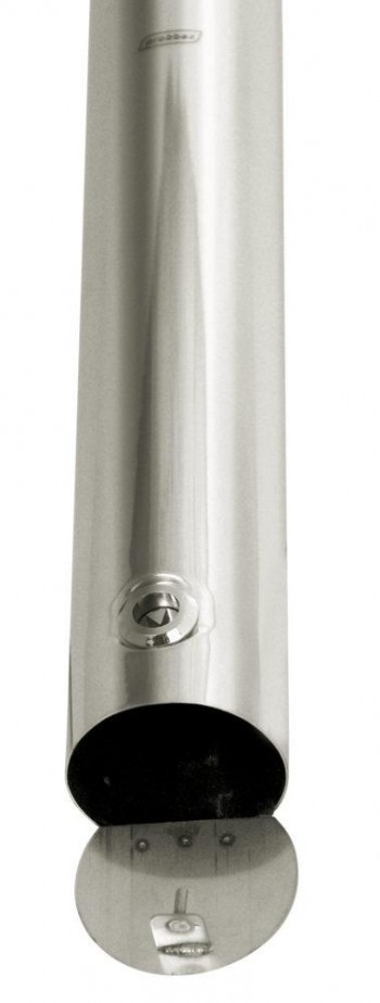 CENICERO PARED TUBULAR INOX 1,7L