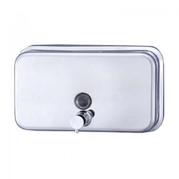 DOSIFICADOR JABON HORIZONTAL ACERO INOX (SATINADO)