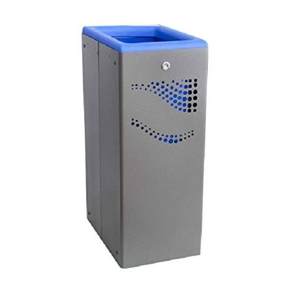 PAPELERA METALICA SELECTIVA (MODULO AZUL)