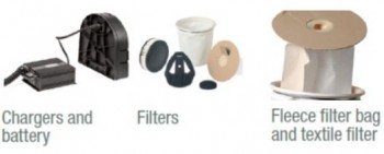 ASPIRADOR DORSAL POLVO W1 (Modelos : W1 / W1 LI / W1 LI+)