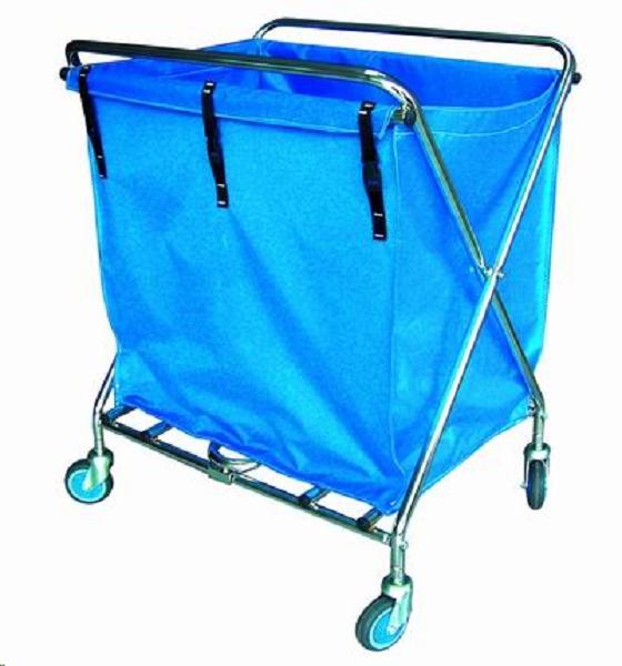 CARRO SUPER SANSON ACERO INOX. (CON LONA  AZUL) 195 LTS.
