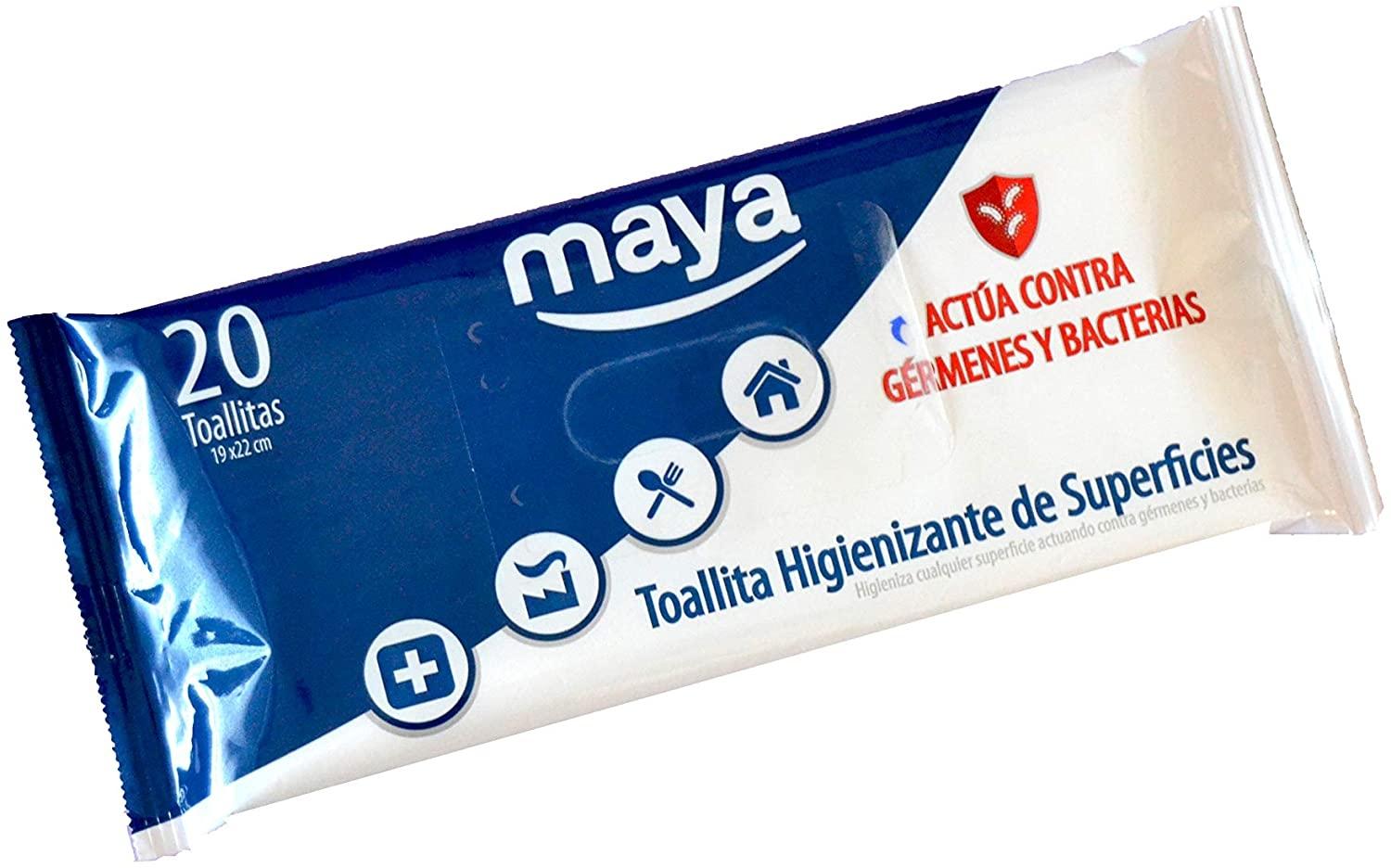 TOALLITA HIGIENIZANTE SUPERFICIES 20 UDS