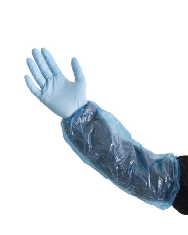 MANGUITOS PLAST. AZUL (CAJA 10 PACK 100)