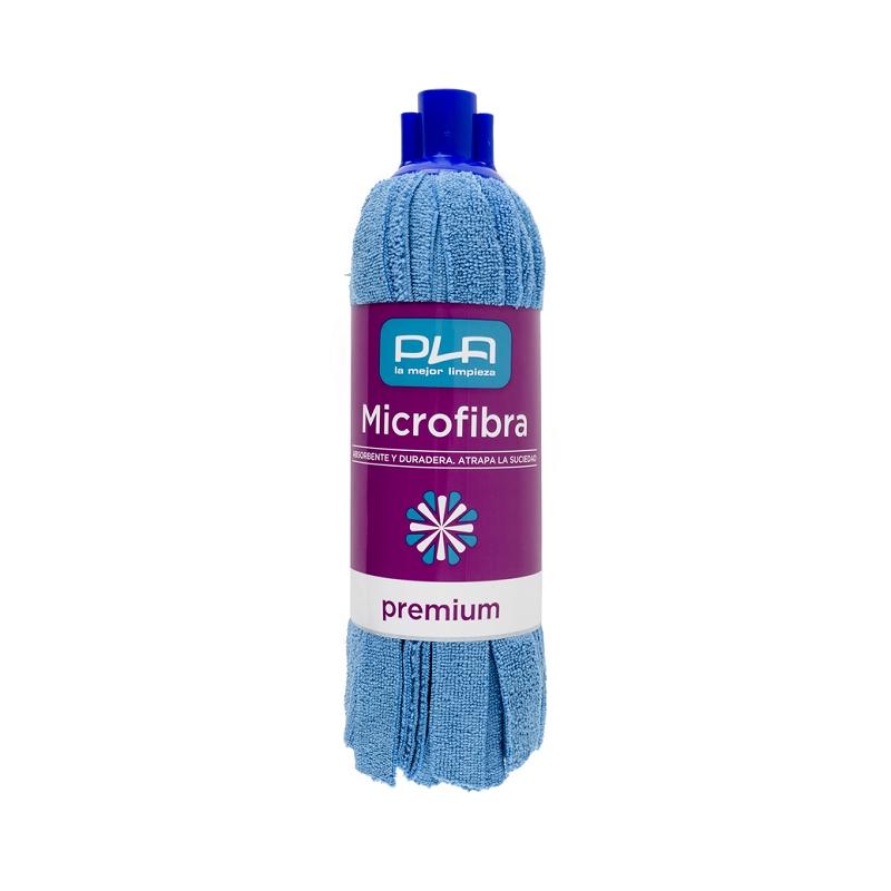 RECAMBIO FREGONA MICROFIBRA TIRAS AZUL 160G.