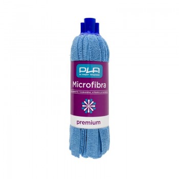 RECAMBIO FREGONA MICROFIBRA TIRAS AZUL 160G.
