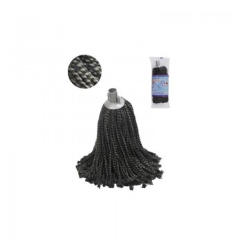 RECAMBIO FREGONA MICROFIBRA NEGRO 160G.