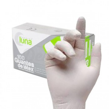 GUANTES LATEX (CON POLVO)