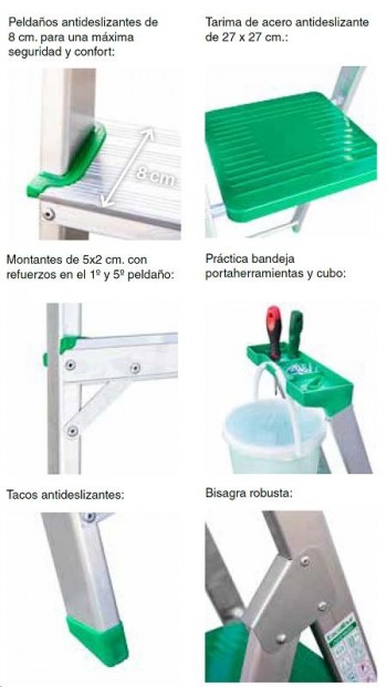 ESCALERA ALUMINIO SEMI-PROFESIONAL - DOMESTICA