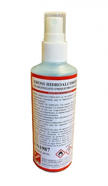 GEL KROSS HIDROALCOHOLICO HIGIENIZANTE 125cc (PULVERIZADOR)