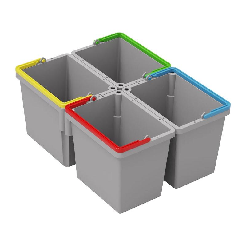 CUBO GRIS 5LTS. (SIN ASA) ECOMATIC