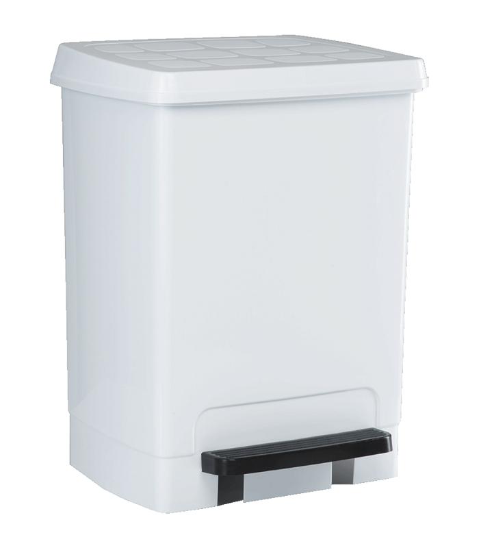 PAPELERA 23L TAPA ABATIBLE C/PEDAL
