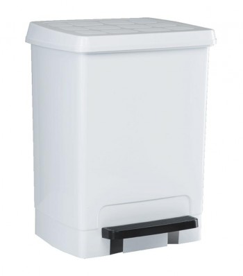 PAPELERA 23L TAPA ABATIBLE C/PEDAL