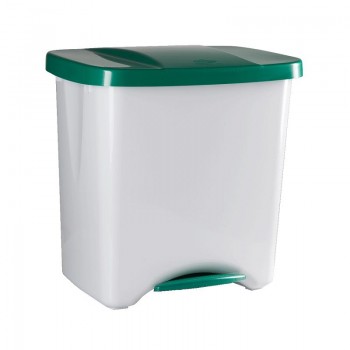 PAPELERA SELECTIVA PEDALBIN 50Lts. (COLORES)