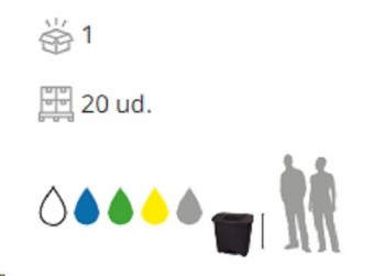 PAPELERA SELECTIVA PEDALBIN 50Lts. (COLORES)