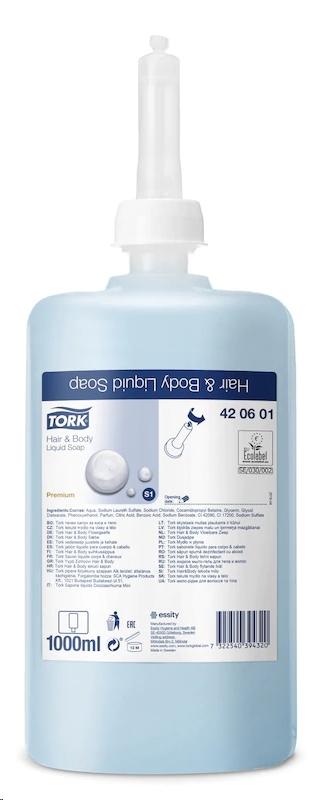 TORK JABON LIQUIDO CUERPO Y CABELLO TORK  (6Ux1L.)