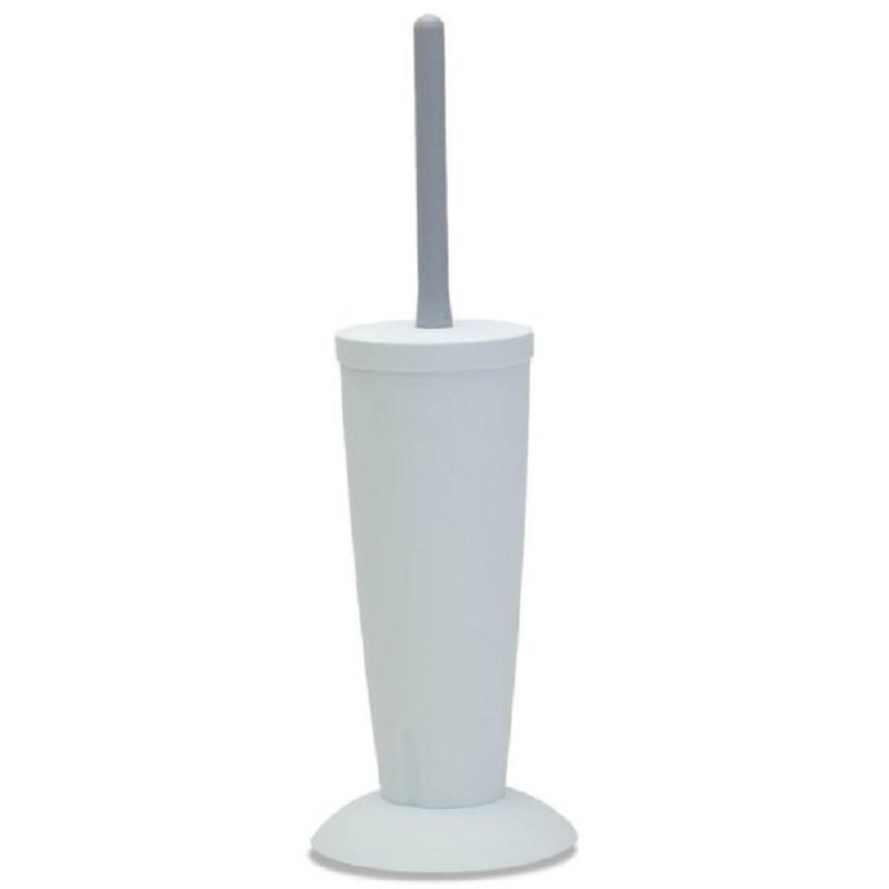 ESCOBILLERO WC2000 CON TAPA ESPECIAL BLANCO