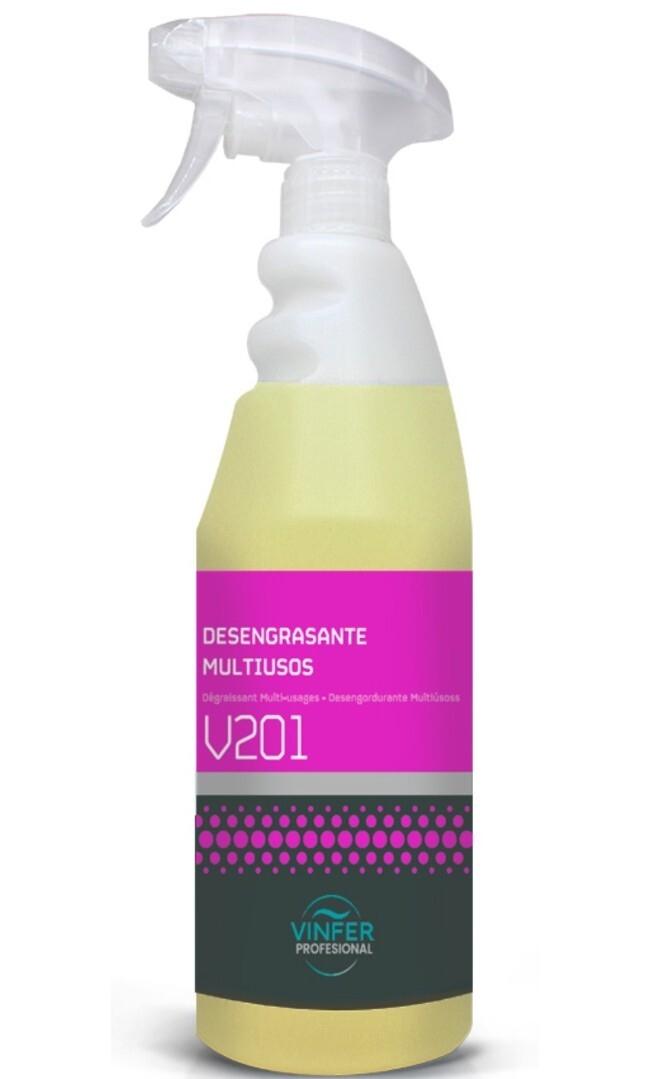 DESENGRASANTE MULTIUSOS PISTOLA V201 (750 ML.)