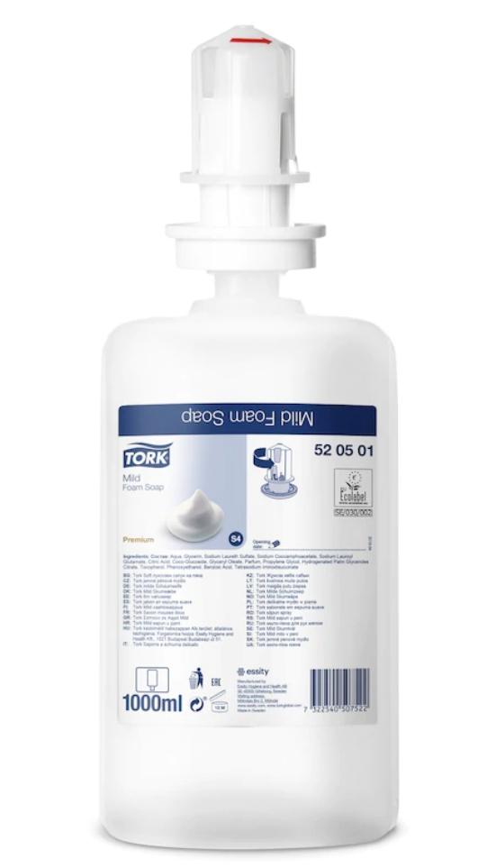JABON ESPUMA SUAVE TORK (6Ux1 L.)