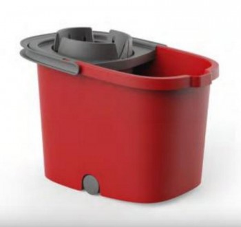 CUBO 16 L. FRESH ESCURRIDOR AUTOMATICO SMART ROJO