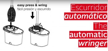 CUBO 16 L. FRESH ESCURRIDOR AUTOMATICO SMART ROJO