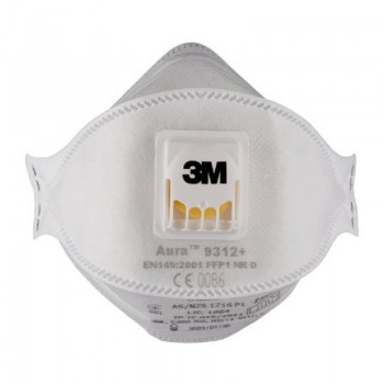 MASCARILLA 3M (FFP1) PLEGADA CON VALVULA AURA 9312