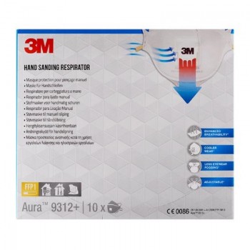 MASCARILLA 3M (FFP1) PLEGADA CON VALVULA AURA 9312