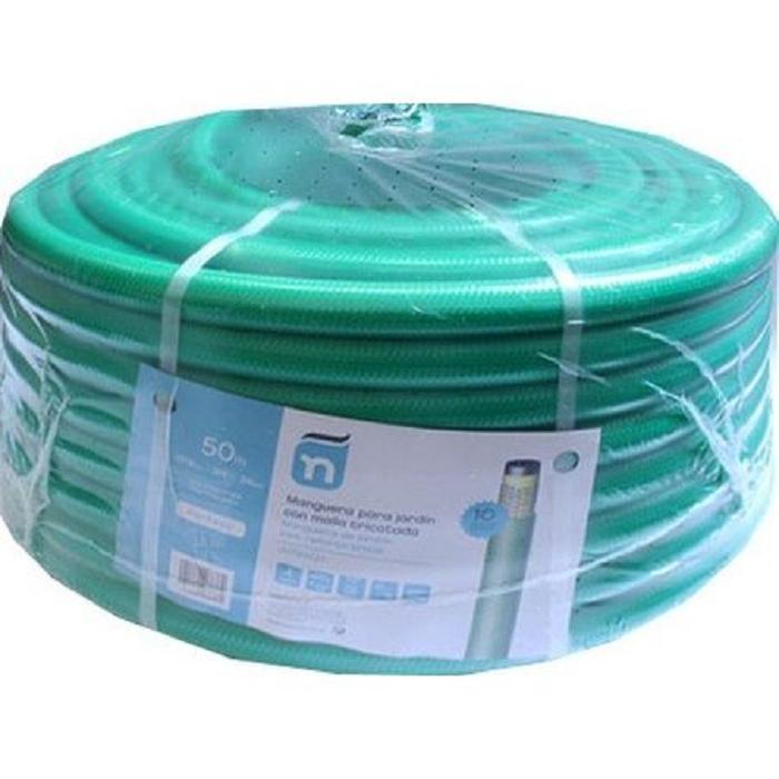 MANGUERA  AGUA TRICOTADA 4 CAPAS 19mm 50M