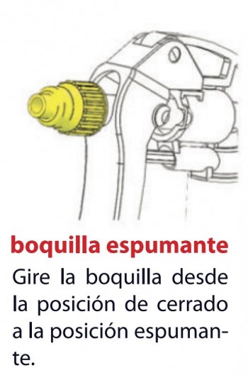 ATOMIZADOR 3A ESPUMA 220mm.