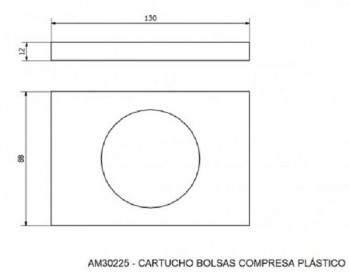 BOLSA HIGIENICA COMPRESA PLASTICO (48BOX x 25U = 1200U)