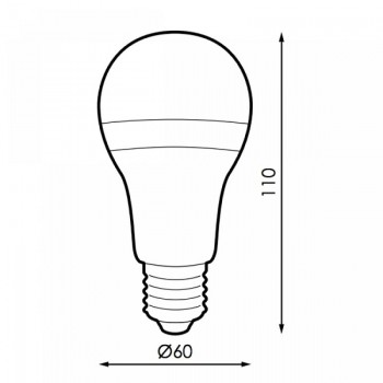 BOMBILLA LED E27 A60 10W