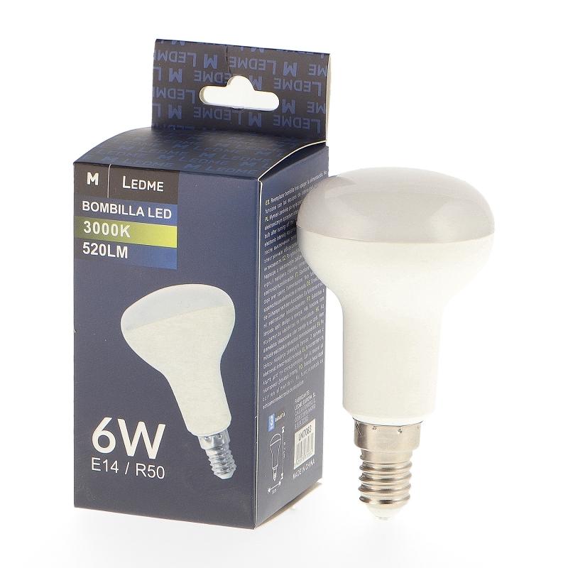 BOMBILLA LED E14 R50 6W