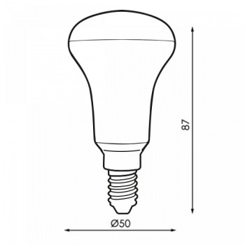 BOMBILLA LED E14 R50 6W