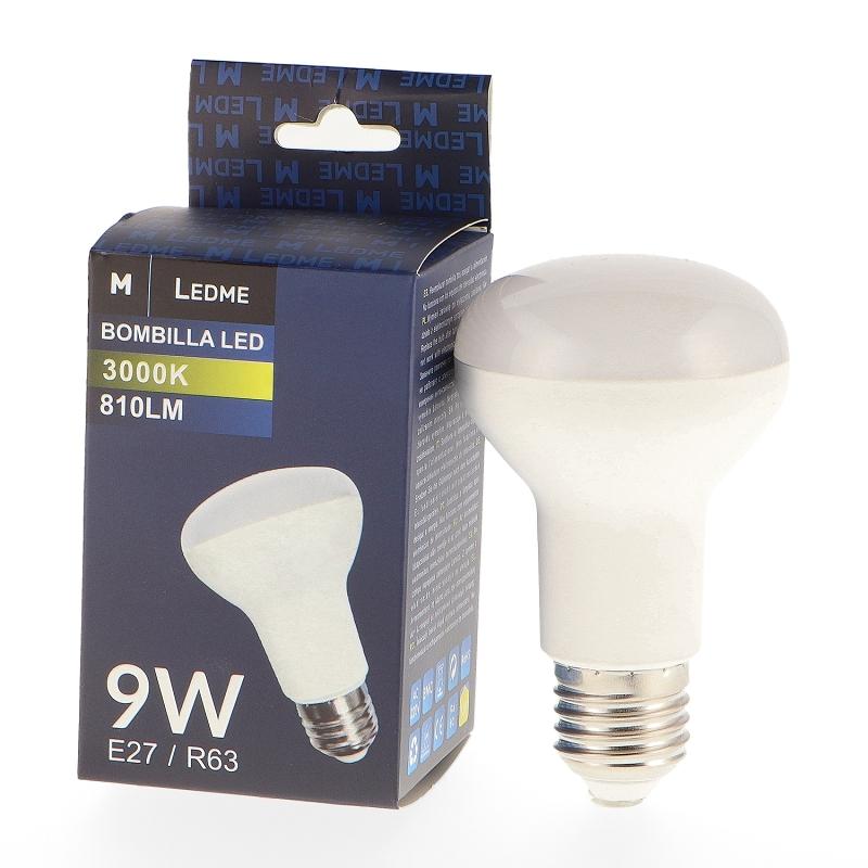 BOMBILLA LED E27 R63 9W