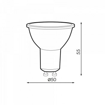 BOMBILLA LED GU10 NEXT PLUS 6W DIMMABLE