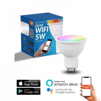 BOMBILLA LED SMARTHOME GU10 5W (Rgb+Ccy)