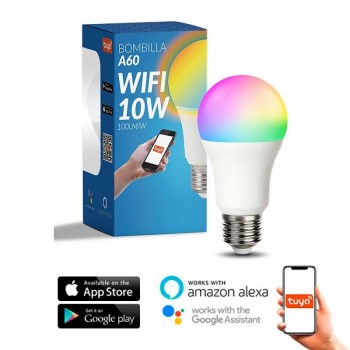 BOMBILLA LED SMARTHOME E27 A60 10W (Rgb+Ccy)