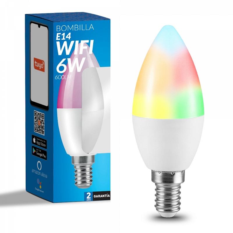 BOMBILLA LED SMARTHOME C37 6W (Rgb+Ccy)