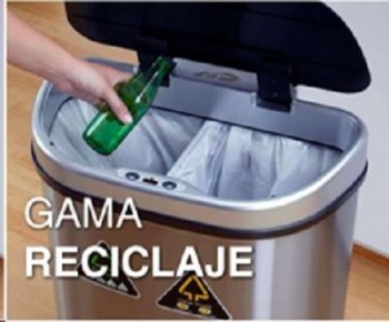 PAPELERA AUTOMATICA KROSS VINCA 42 Litros (Doble Compartimento)