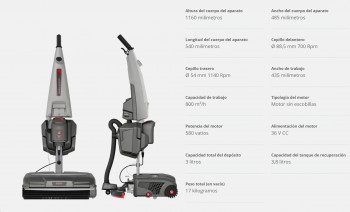 FREGADORA KROSS FLOORWASH DS4 (BATERIA LITIO + ASPIRACION INCORPORADA)