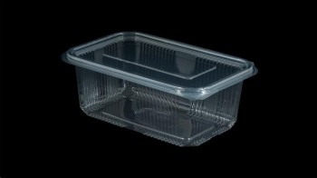 ENVASE TAPA BISAGRA 1000cc (100U) PET