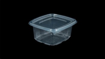 ENVASE TAPA BISAGRA 500cc (100U.) PET