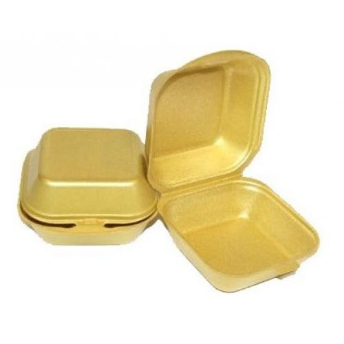 ENVASE HAMBURGUESA PEQUEÑO ORO 100 U