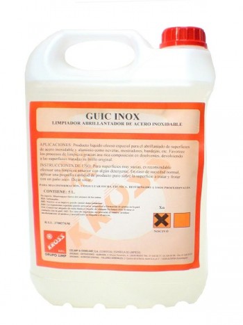 LIMPIADOR GUIC ACERO KROSS INOX. 5L.