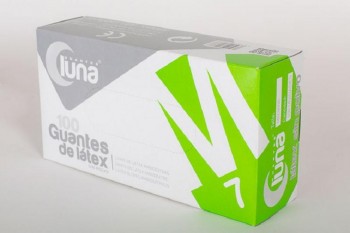 GUANTE LATEX (SIN POLVO)
