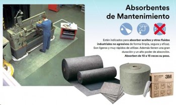ABSORBENTE ROLLO MANTENIMIENTO 3M (40CTM X 46MTS)