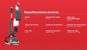 FREGADORA COMPACTA  NUMATIC 244NX (2 BATERIAS)