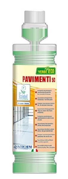 DETERGENTE SUPERCONCENTRADO VERDE ECO PAVIMENTI 5C 1L