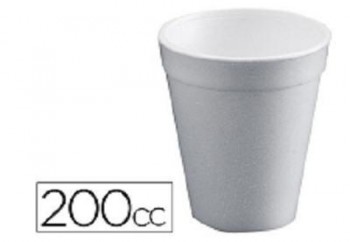 VASO ISOTERMICO POREX 7oZ. 200cc.ML CAJA 1000 UDS (50ux20p)