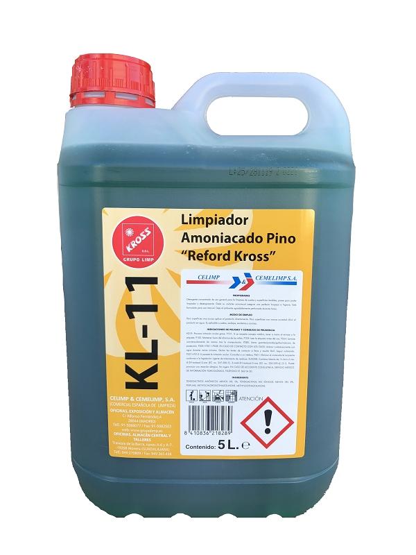 LIMPIADOR JABONOSO REFORD KROSS AMONIACO-PINO KL-11 (5 L.)